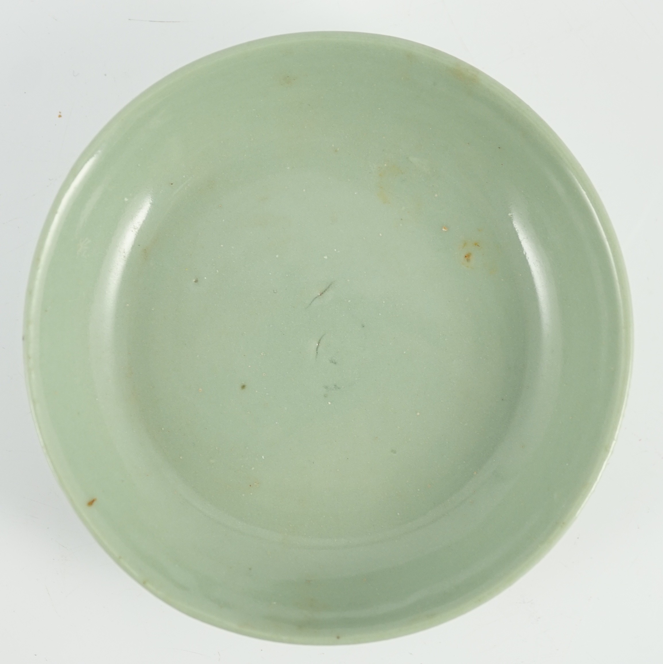 A Chinese celadon brushwasher, possibly Southern Song dynasty